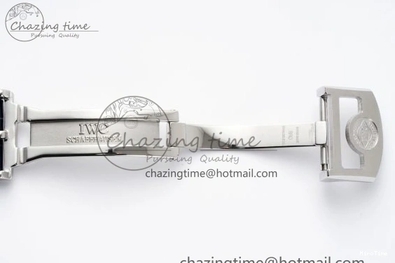 MIROTIME 0413 ZeroBulk Portuguese Real PR IW500715 SS AZF 1:1 Best Edition White Blue Dial on Blue Leather Strap A 7034